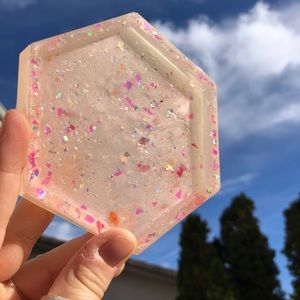 Resin coaster